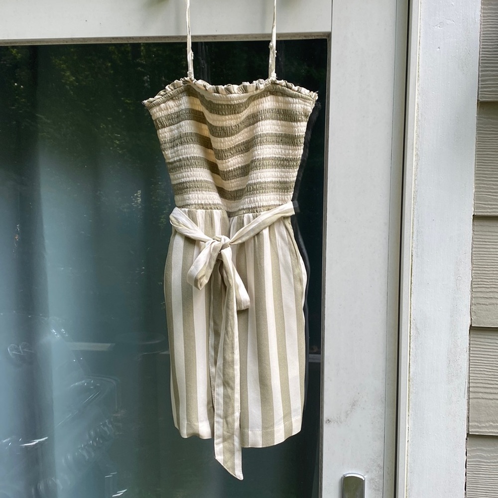 American Eagle Striped Romper Shorts Small